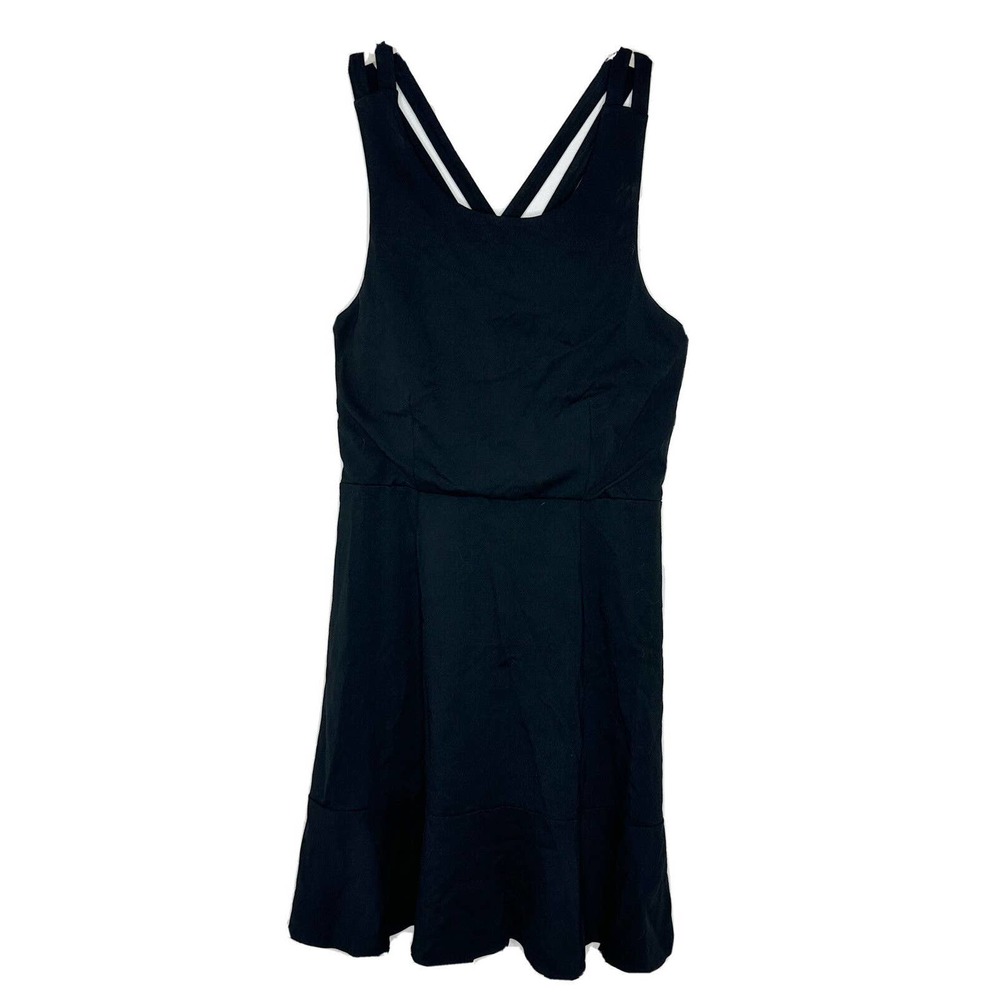 Bar 111 Women’s Sleeveless Black Strappy Jersey Dress Size XL New
